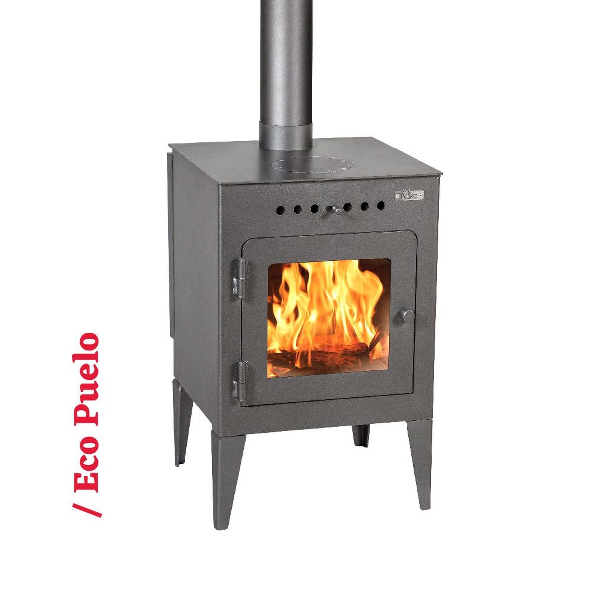 Estufa A Leña Ñuke Eco Puelo Vitroceram.