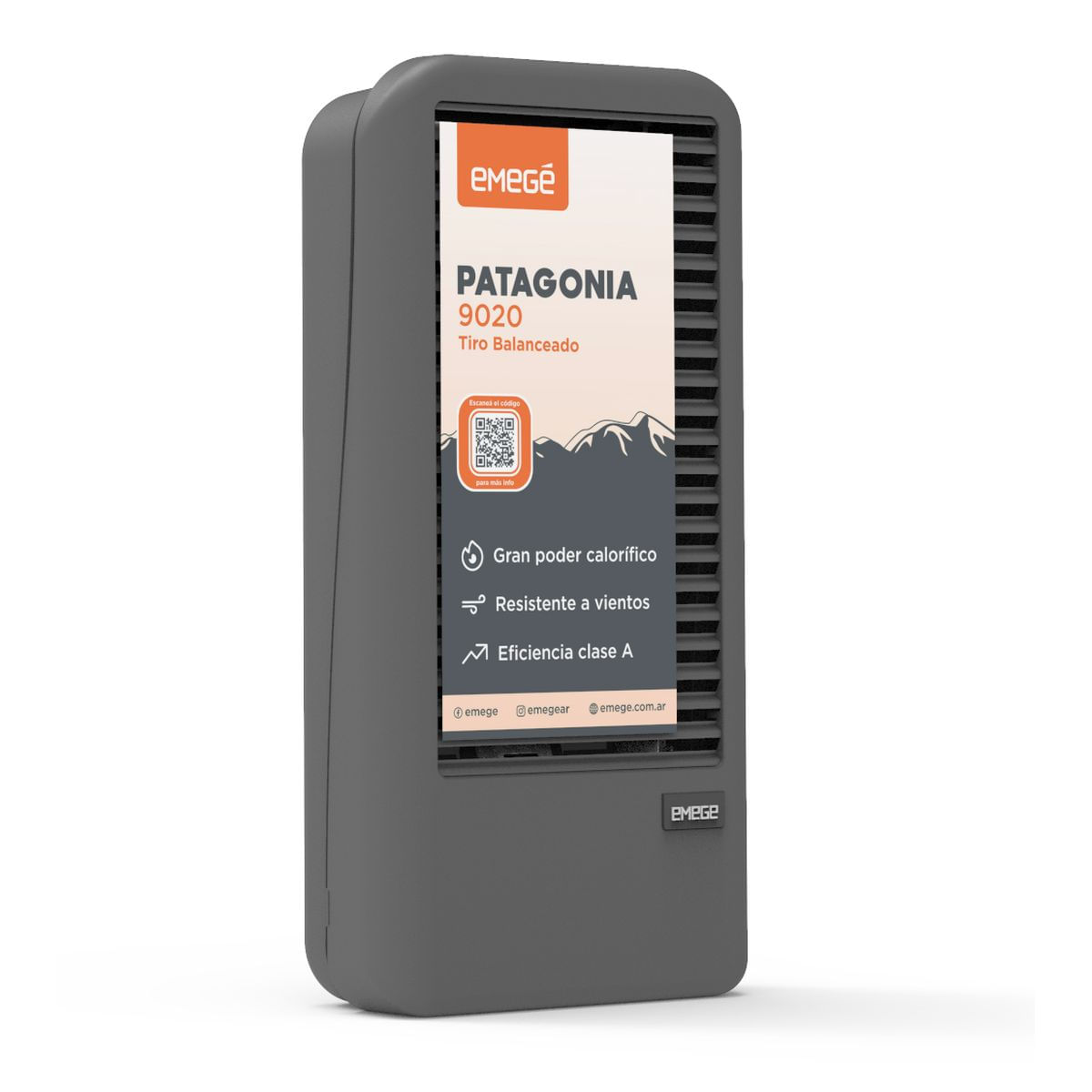 Calefactor Emege 2000 Tb Mg Linea Patagonia Mod 9020