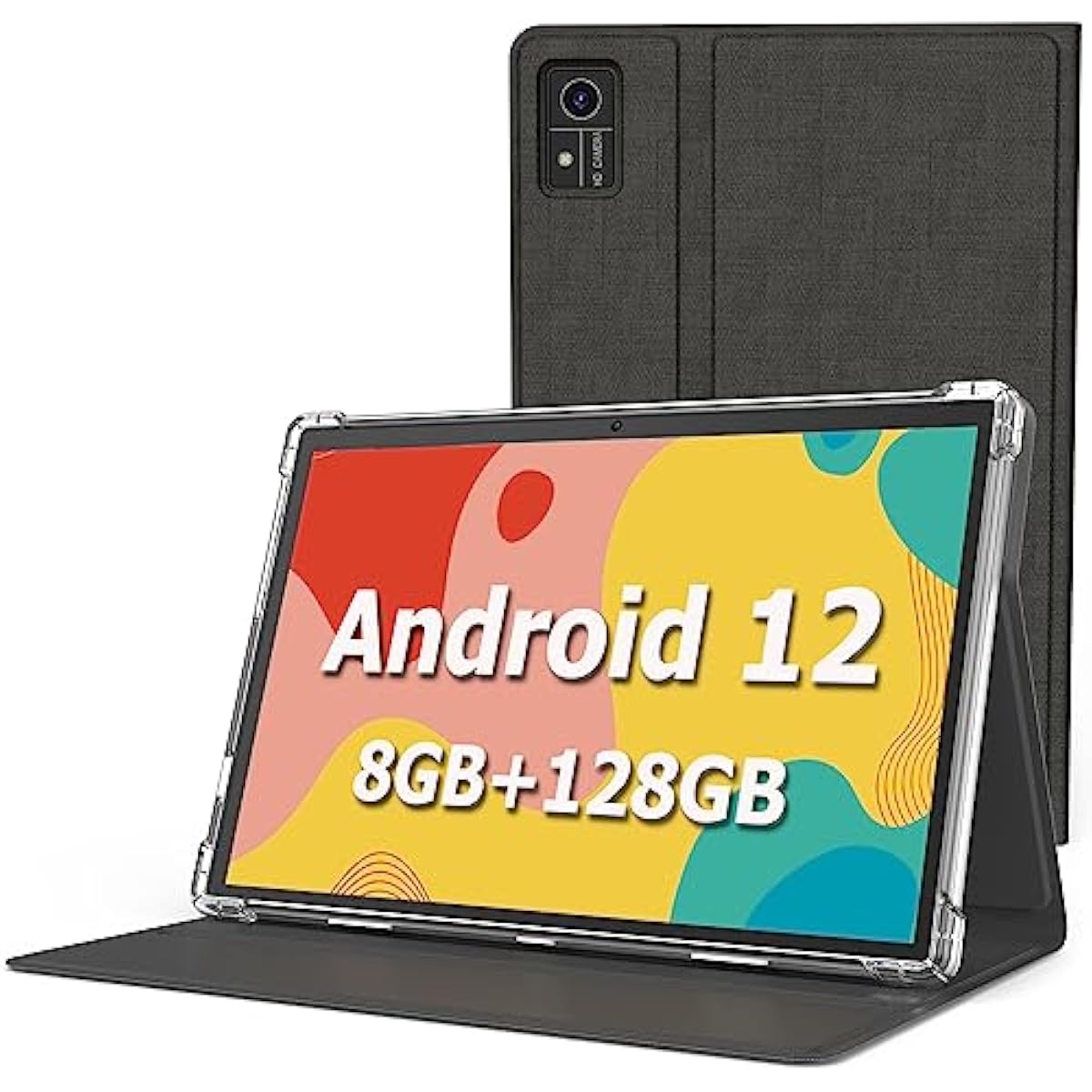 Tablet Android, tableta Android 12 de 10 pulgadas, 8 GB de RAM 128 GB ROM, 1 TB Expand, tableta