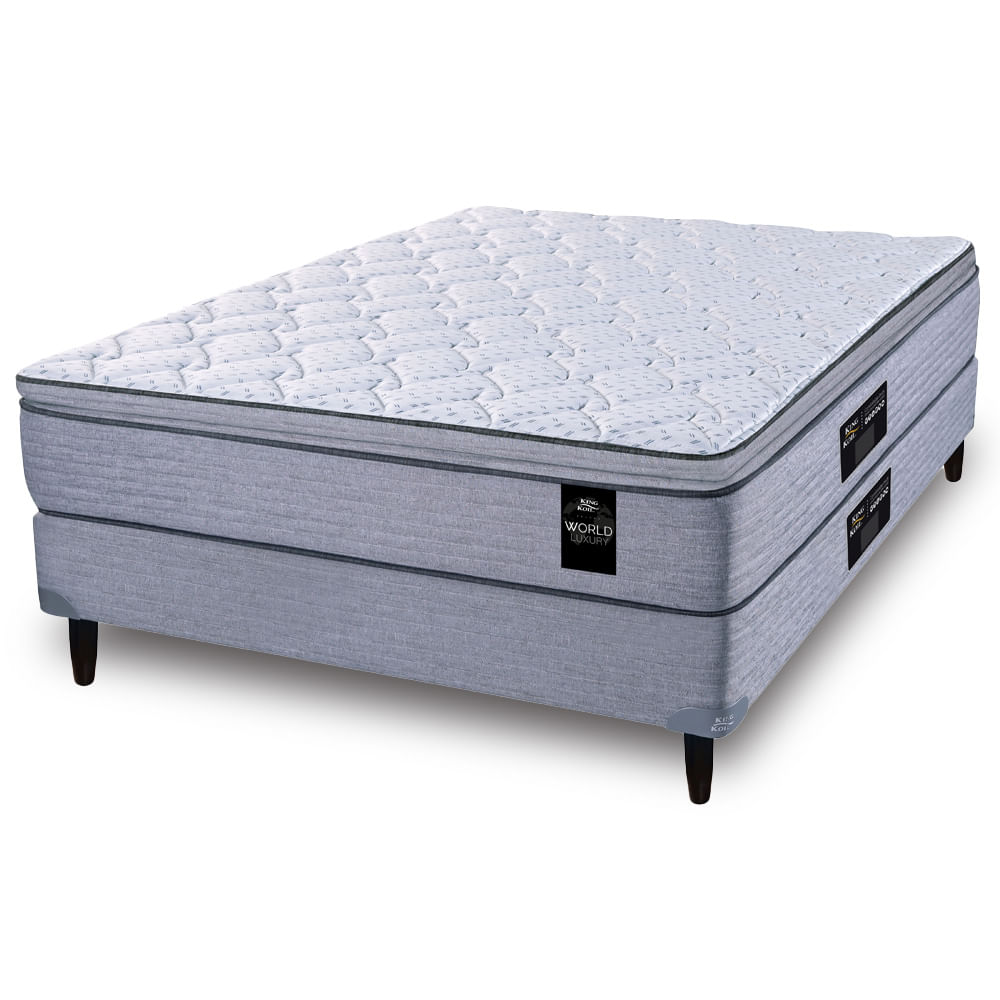 Sommier y Colchón de Resortes King Koil Kensington
