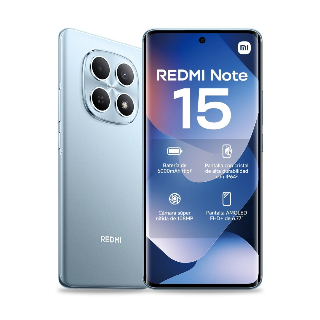 Celular Xiaomi Redmi Note 15 8/256gb Glacier Blue