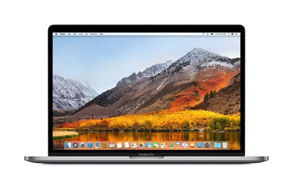 Apple Laptop MacBook Pro de 15.4 pulgadas (Retina, Touch Bar, Intel Core i7 de 6 núcleos de 2.2 GHz (Reacondicionado)