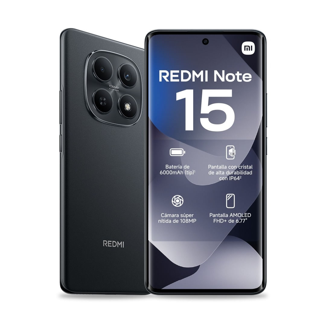 Celular Xiaomi Redmi Note 15 8/256gb Black
