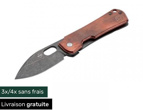 Couteau Boker Plus Gust Copper - Lame 73mm