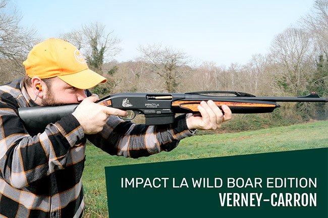 Une carabine à pompe spéciale sanglier pour la battue : la Impact LA Wild Boar de Verney-Carron !