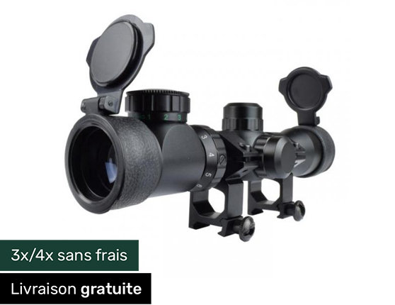 Lunette à zoom JS Tactical<br/>2-6x28