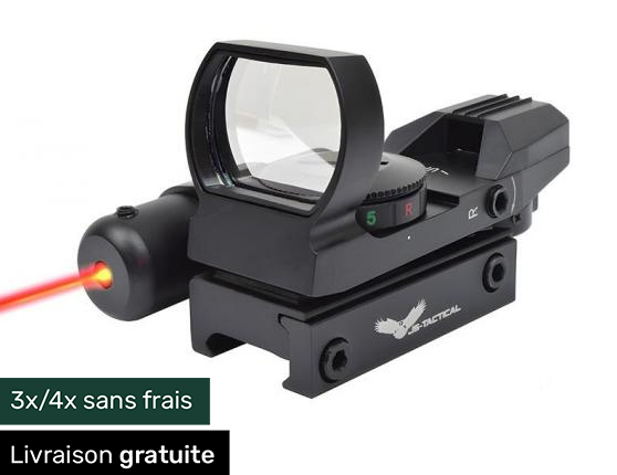 Viseur point rouge avec laser intégré JS Tactical