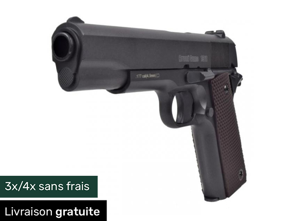 Pistolet CO2 Bruni 1911 -<br/>Cal. 4.5mm