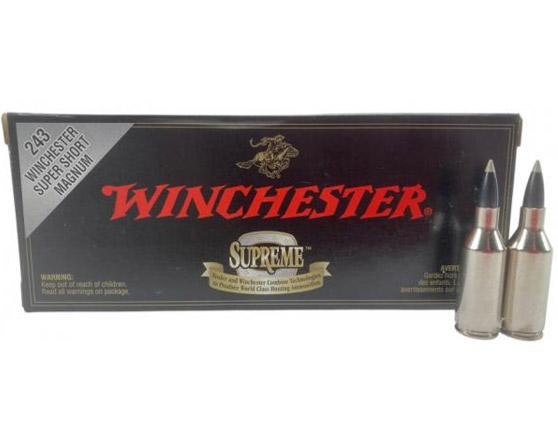 Boite de 20 Winchester Cal.243WSSM Ballistic Silvertip 95GR