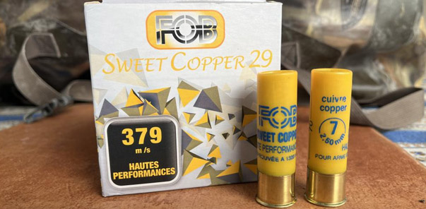 Cartouches Sweet Copper HP 29 calibre 20 de FOB