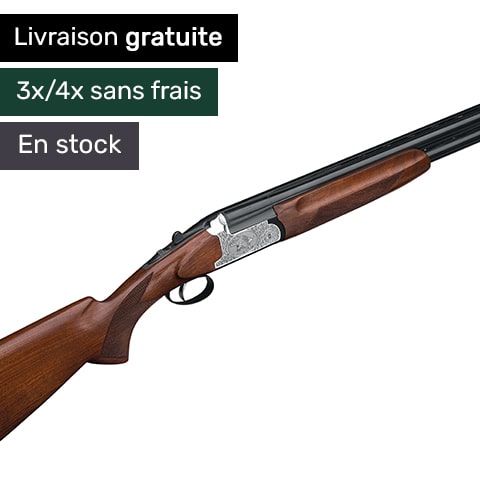 Fusil superposé gravures cal 12/76