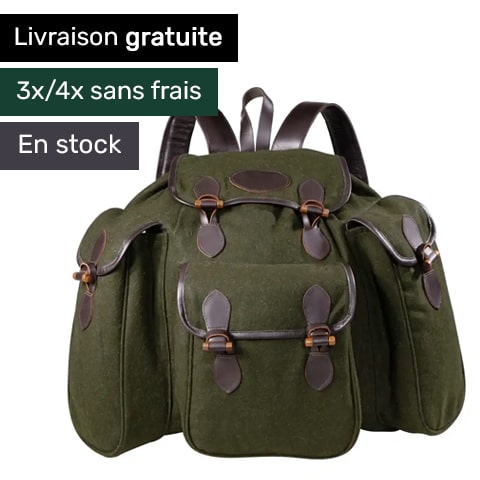 Sac à dos chasse luxe en loden