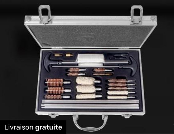 Coffret de nettoyage universel Toutes armes - 26 PIECES