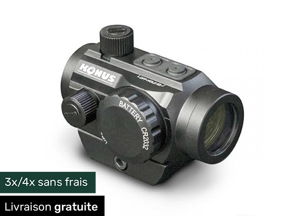 Viseur Konus Sight Pro Nuclear 1x22 avec Montage Double