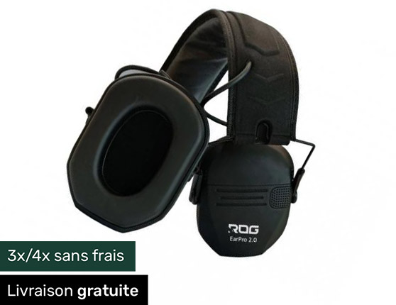 Casque anti-bruit électronique Rog Hunting