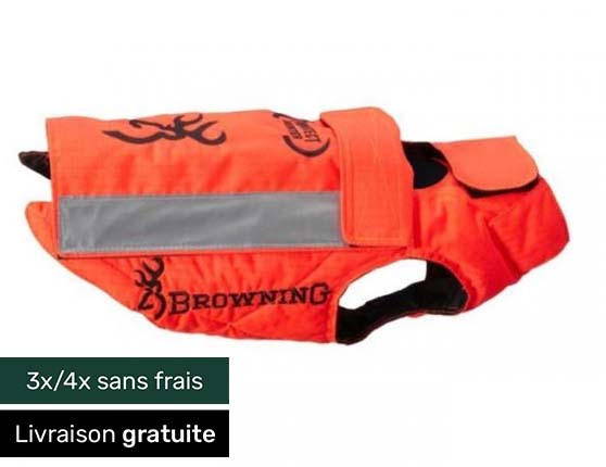 Gilet de protection pour chien Browning Protect Hunter orange