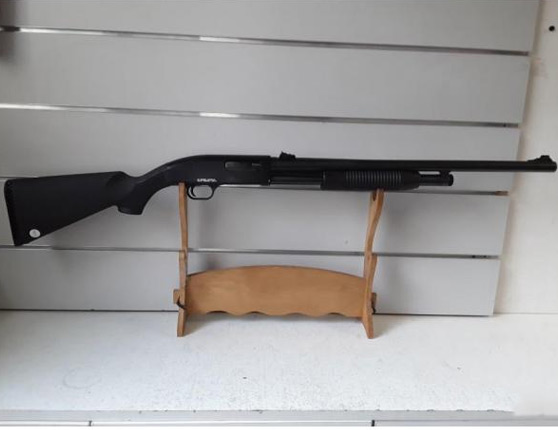 Fusil a pompe Mossberg MAVERICK cal.12/76 synthétique noir