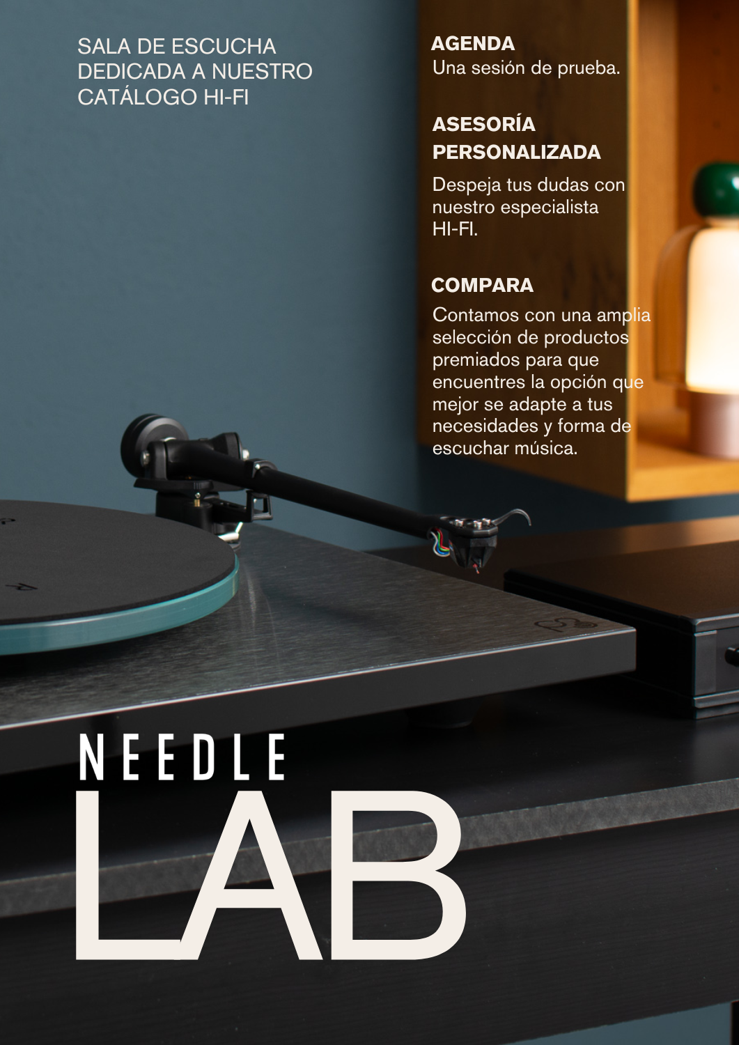 a record player sitting on top of a table