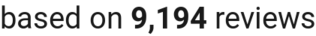 number of reviews