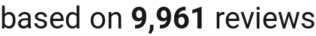 number of reviews