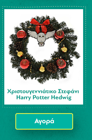 Χριστουγεννιάτικο Στεφάνι Harry Potter Hedwig