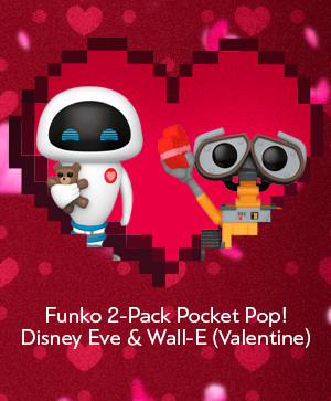 Φιγούρα Funko 2-Pack Pocket Pop!: Disney - Eve & Wall-E (Valentine)