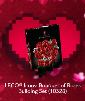 LEGO® Icons: Bouquet of Roses Building Set (10328)