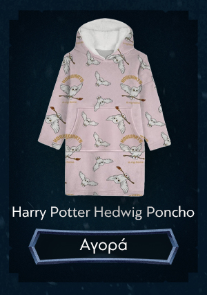 Harry Potter Hedwig Chibi Coral Fleece Poncho