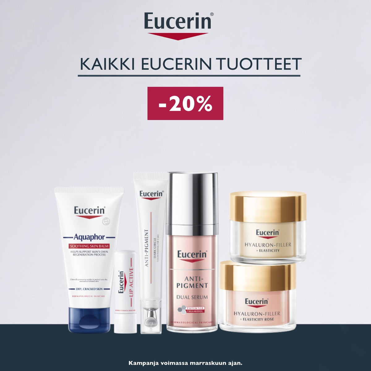 Eucerin -20% marraskuun ajan