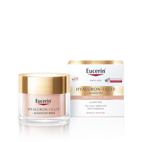 EUCERIN Hyaluron-Filler + Elasticity Rose Day SPF30 päivävoide ikääntyvälle iholle