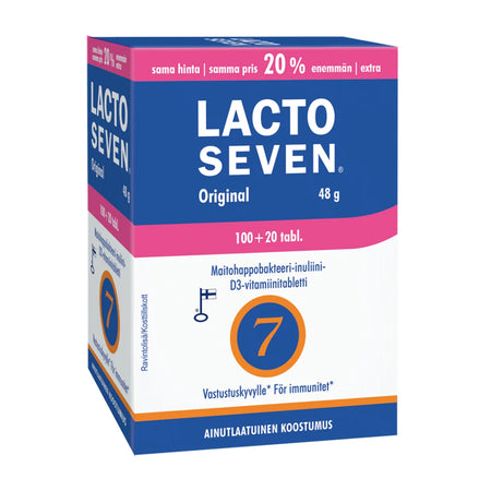 LACTO Seven Original kampanjapakkaus 120 tabl