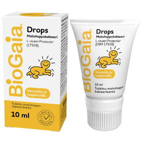 BIOGAIA Drops maitohappobakteeritippa 10 ml