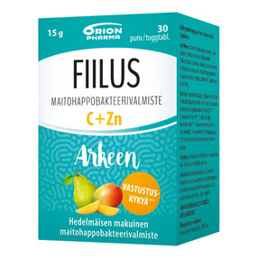 FIILUS Arkeen C + Zn hedelmäinen purutabletti 30 kpl