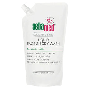 SEBAMED Liquid Face & Body Wash pesuneste 1000 ml, täyttöpakkaus