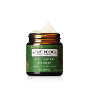 ANTIPODES Kiwi Seed Oil Eye Cream rauhoittava silmänympärysvoide 30 ml