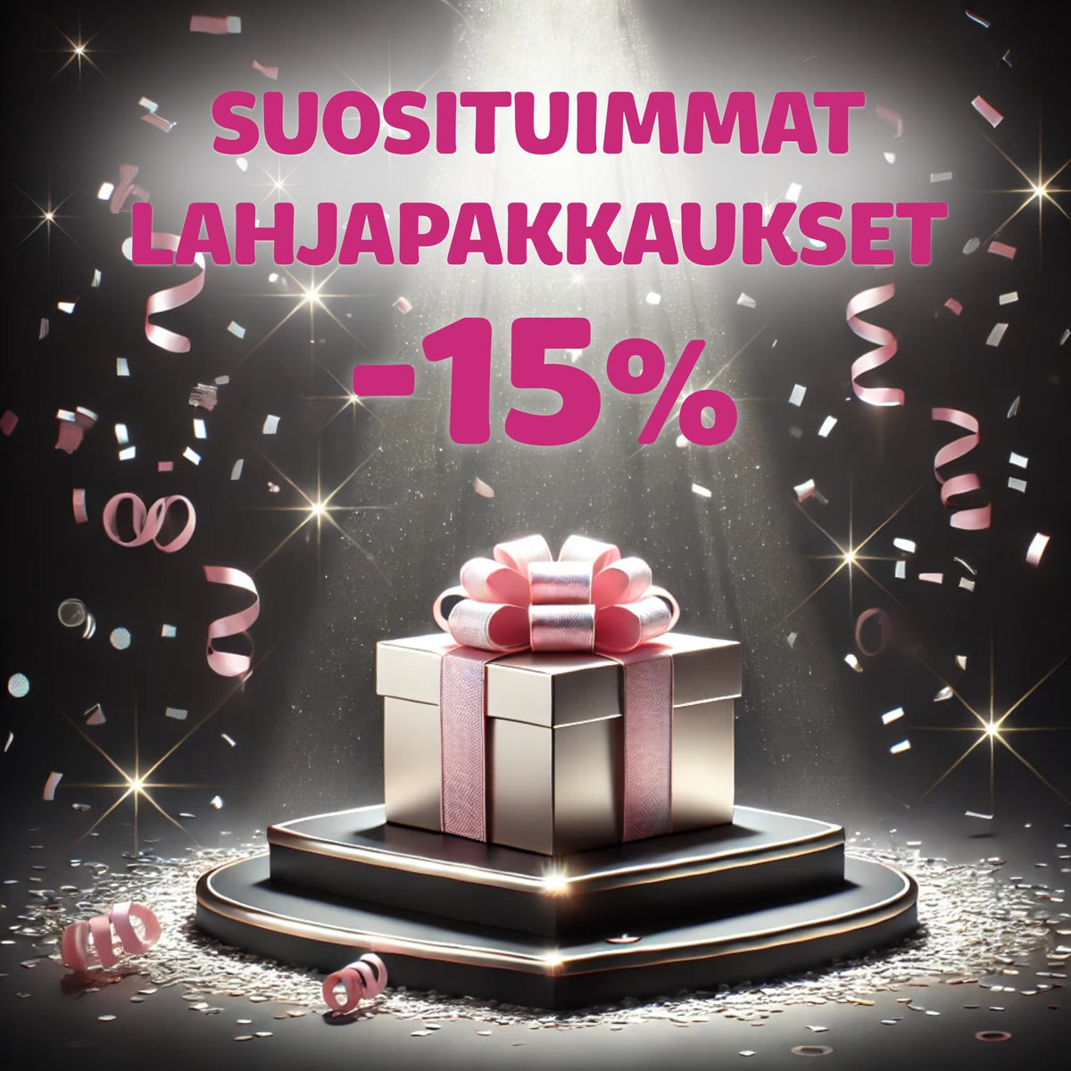 Lahjapakkauksia -15%