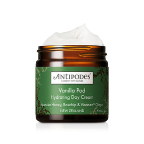 ANTIPODES Vanilla Pod Hydrating Day Cream kasvovoide kuivalle iholle 60 ml