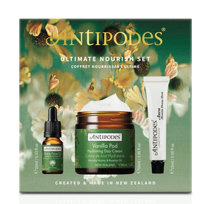 ANTIPODES Ultimate Nourish Gift Set Limited edition lahjapakkaus