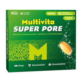 Multivita Super pore monivitamiini 45 poretablettia