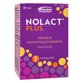 NOLACT Plus monientsyymitabletti 30 kpl