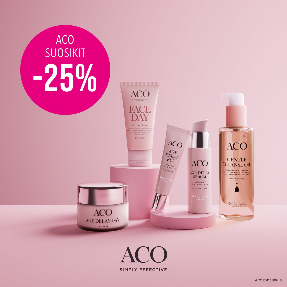 ACO suosikit -25% tammikuun ajan