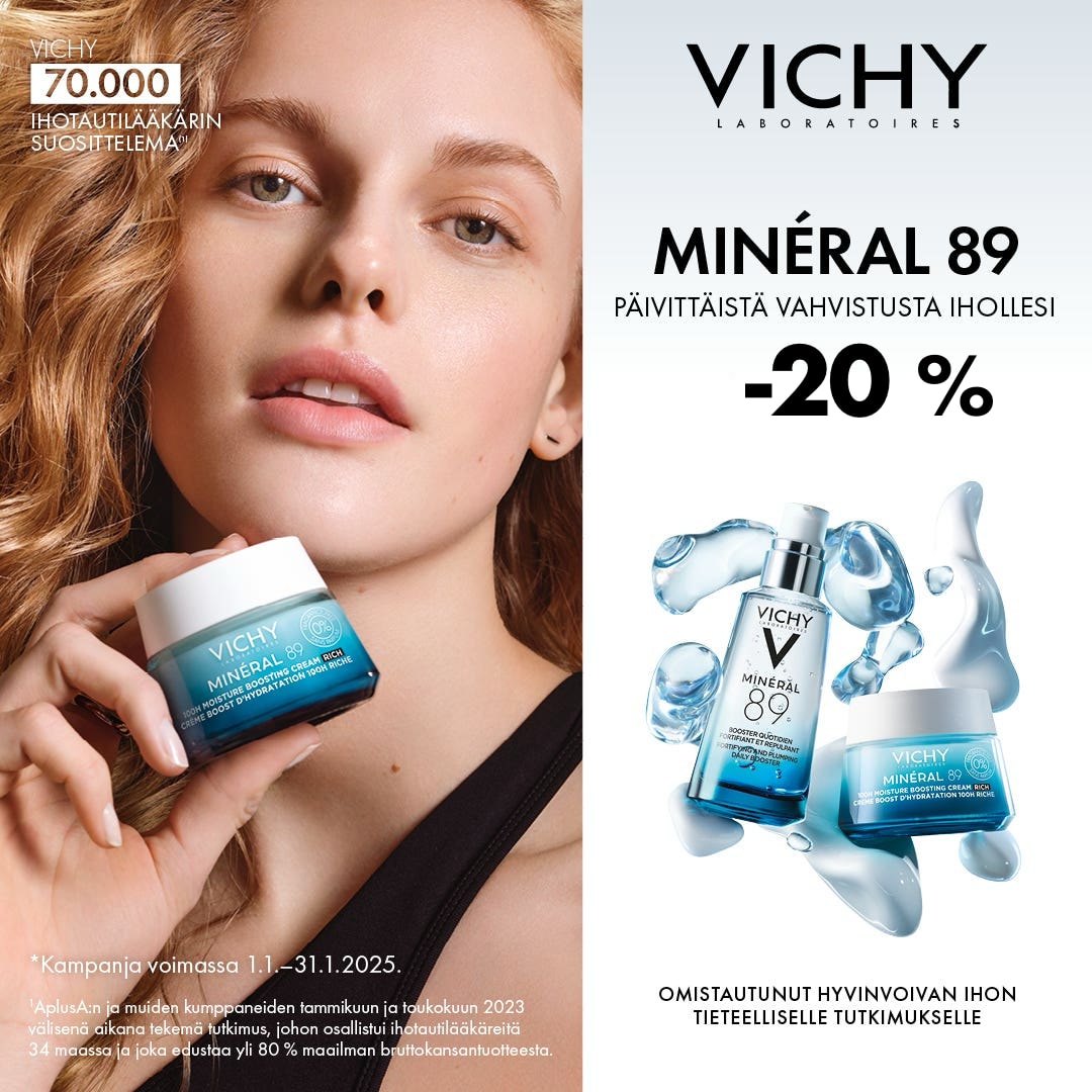 Vichy -20% tammikuun ajan