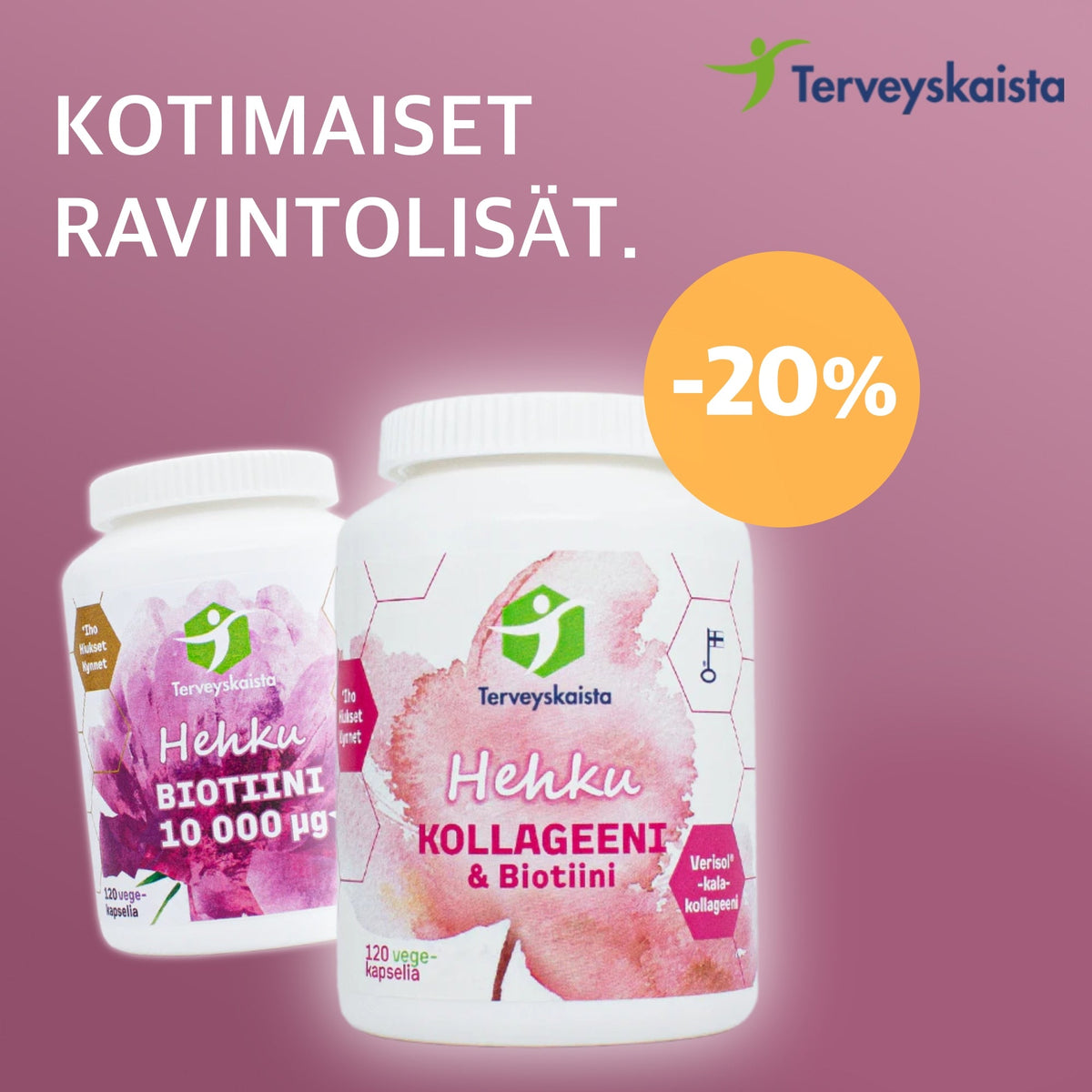 Terveyskaista -20% tammikuun ajan