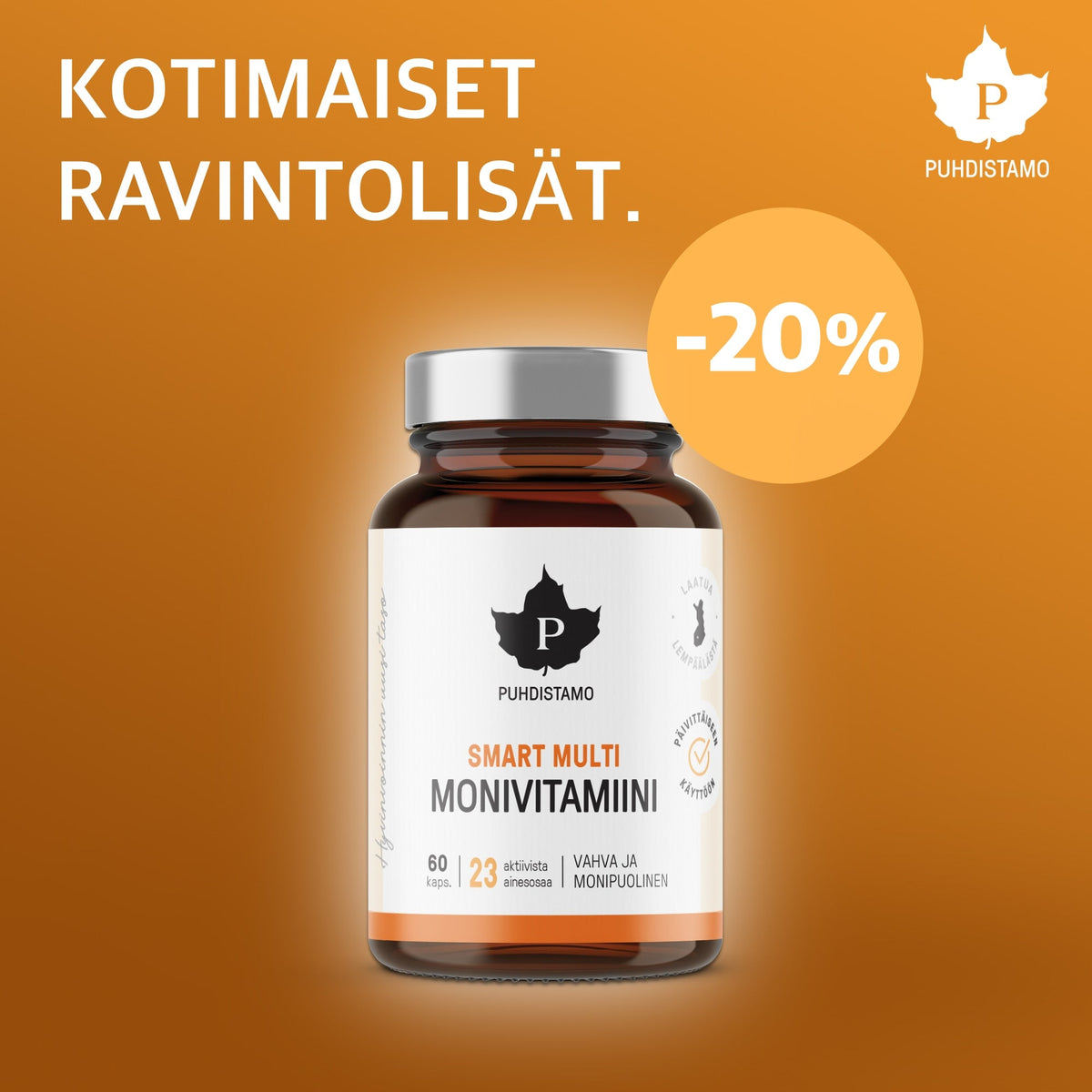 Puhdistamo -20% tammikuun ajan