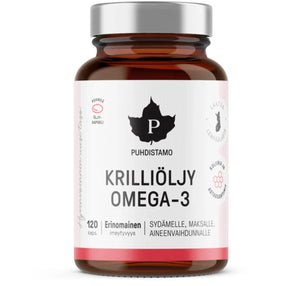 PUHDISTAMO Krilliöljy Omega-3 kapseli 120 kpl