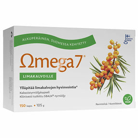 Omega7 Kaksoistyrniöljy 150 kaps