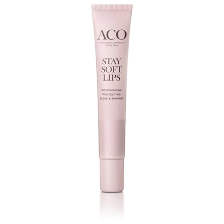 ACO Stay Soft Lips Shimmer väritön huulikiilto