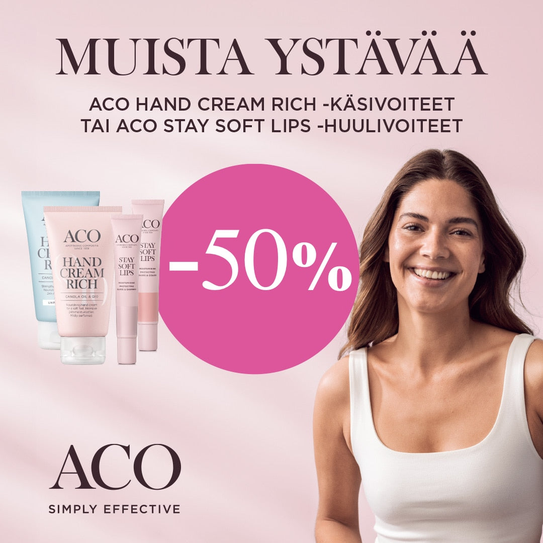 ACOn ystävänpäivä – suosikkituotteet -50% 14.2. asti