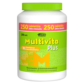 MULTIVITA Plus kampanjapakkaus 250 kpl