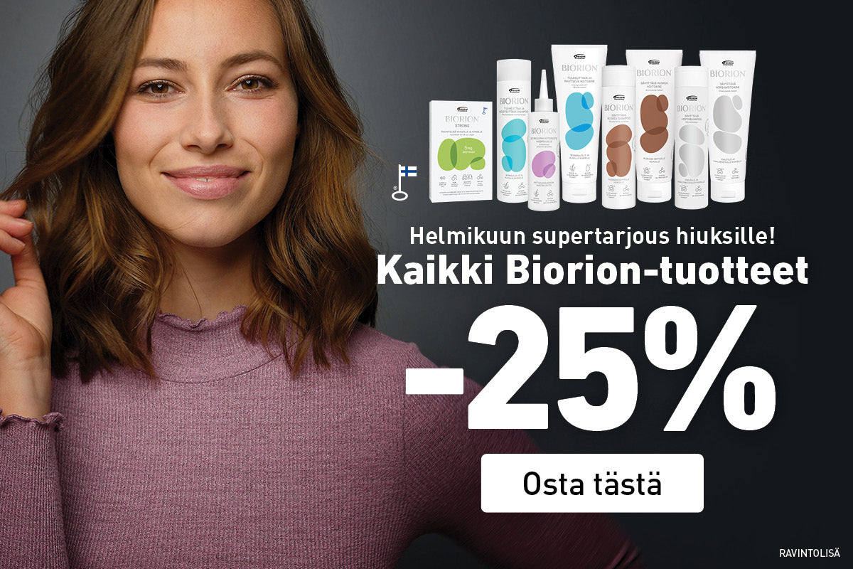 Biorion-sarja -25% helmikuun ajan